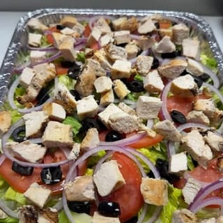 Half Tray Crispy Chicken Salad