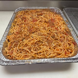 Half Tray Spaghetti Bolognese