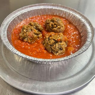 3 Meatballs w/Marinara
